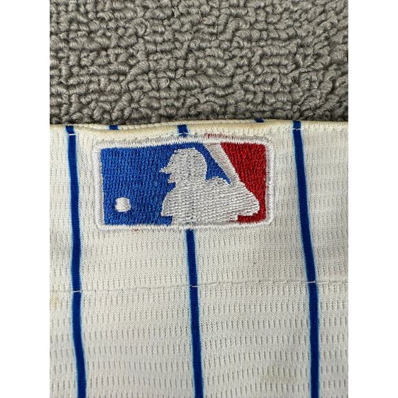 Majestic Chicago Cubs CoolBase Pinstripe Jake Arrieta #49 Baseball Jersey Size M - Picture 7 of 16